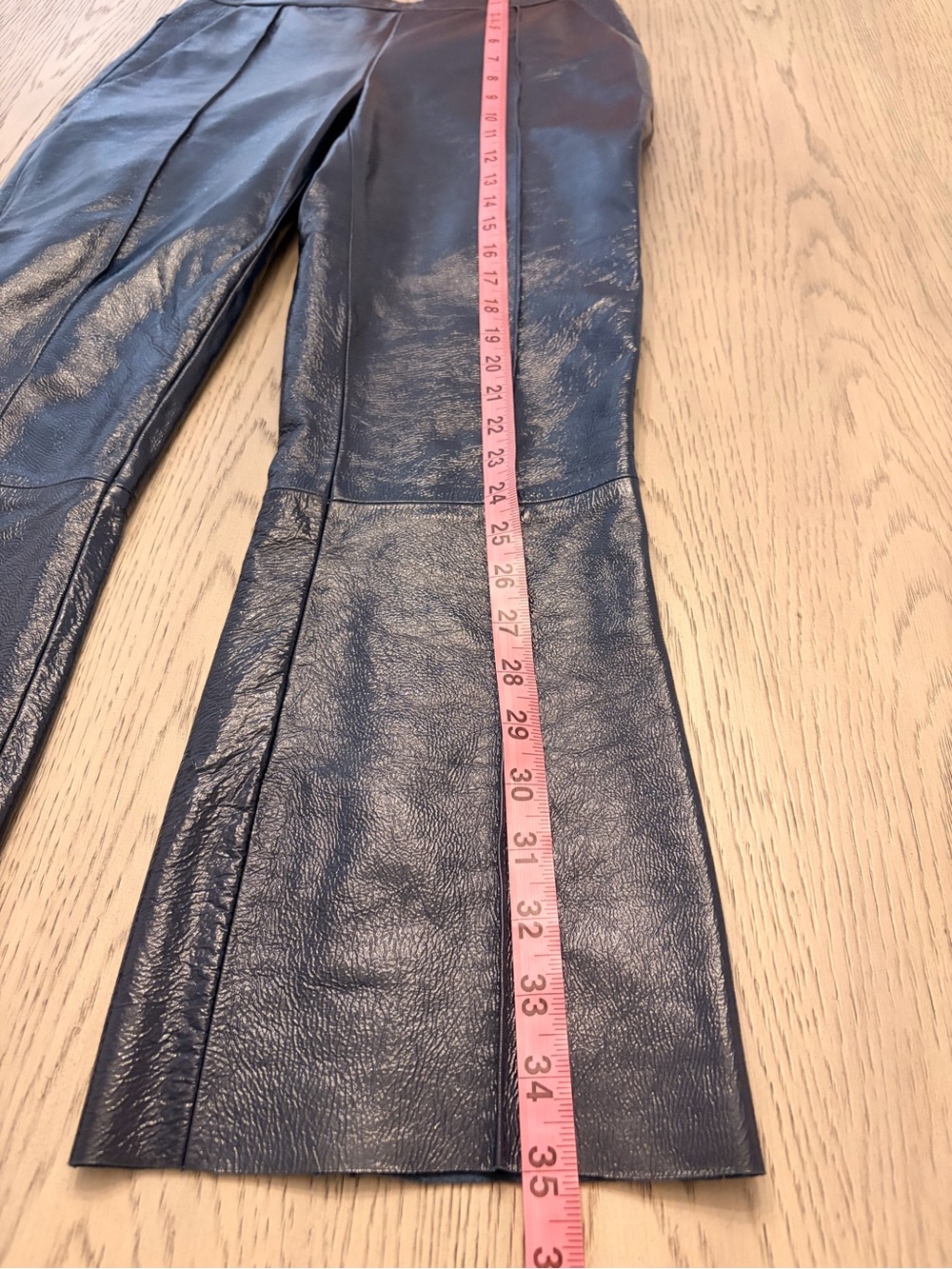DROMe Deep Blue Leather Suit In Avion (Dark Blue) Size XS - Picture 14 of 15